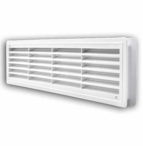 Ventilačná mriežka 460x135 mm - set 2 ks - biela