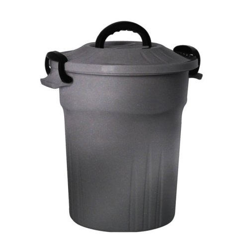 Americký kontajner 26 l s pevným vekom a uzávermi - Plast Team 15-1327 - Farba: Biela