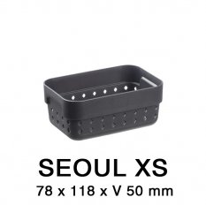 Plastový košík SEOUL 5021 – 12x8x5 cm– osem farieb