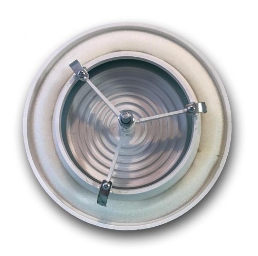 Anemostat tanierový ventil odvodný d125 mm, biela