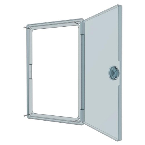 Revizní dvířka plastová 250 x 250 mm plochá, bílá