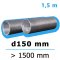 Flexibilní hliníkové potrubí FLEXTUBE d150 délka 1500 mm