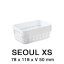 Plastový košík SEOUL 5021 – 12x8x5 cm – osm barev
