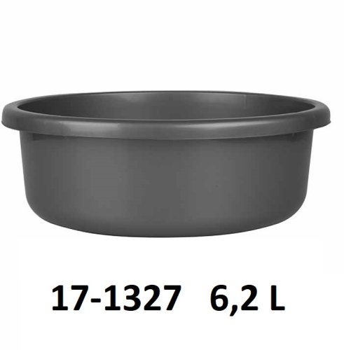 Okrúhla misa KLASIK 6,2 L – priemer 31 cm – sivá – 17-1327