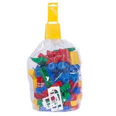 Stavebnice pro děti - dětské stavební kostky K1 - balení 118 kusů