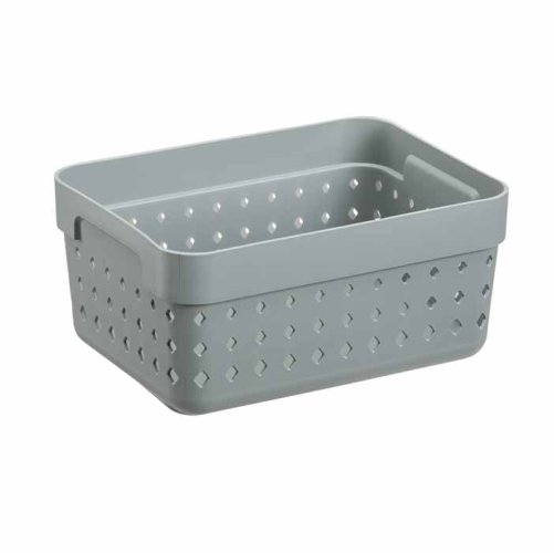 Plastový košík SEOUL 5023 – organizér 12 x 16 x 7 cm – bílá
