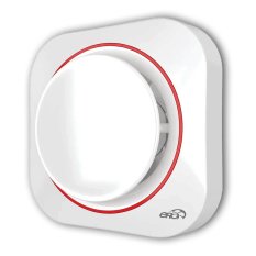 Ventilátor ROUND d100 mm se zpětnou klapkou a barevnými kroužky