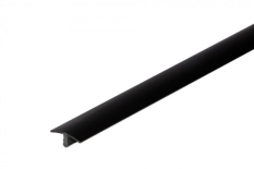 Přechodová lišta plastová – T profil 17x8 – délka 2750 mm – černá