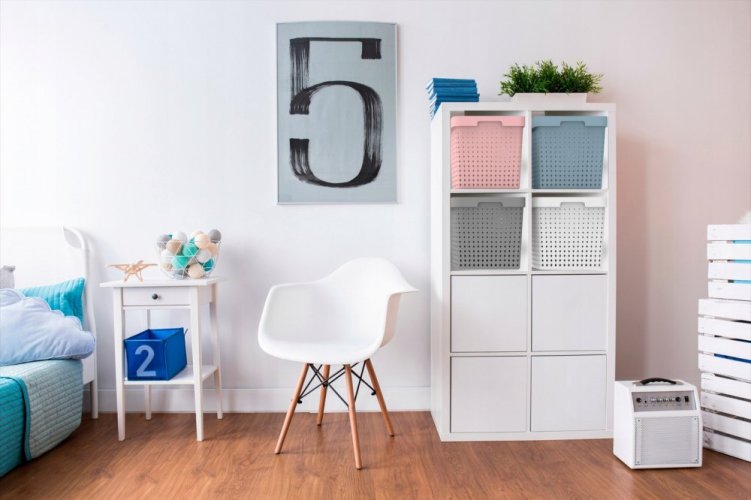 Plastový košík SEOUL 6023 – organizér 18x26x13 cm – šedá