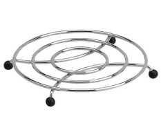 Podložka pod hrniec - chrómovaná kovová - 240 mm