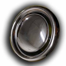 Anemostat talířový ventil přívodní s límcem d100 mm - chrom