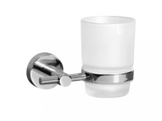 FORYOU – Kúpeľňový pohárik s držiakom – chrom – BISK 01174
