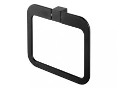 FUTURA BLACK – Věšák na ručníky oválný – černá – 02969