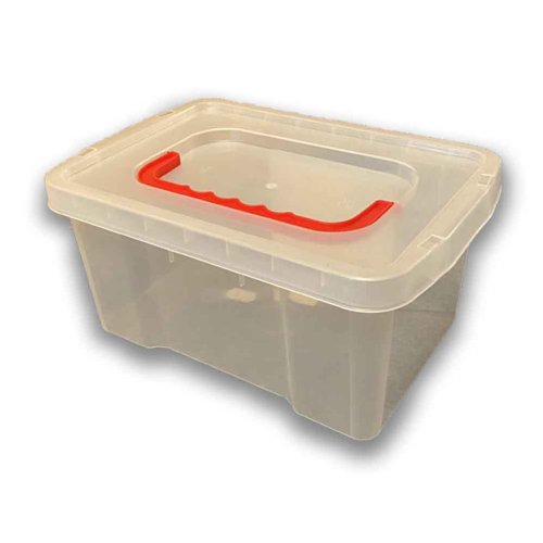 Úložný box HOME BOX 9 L priehľadný s vekom - 15-3825