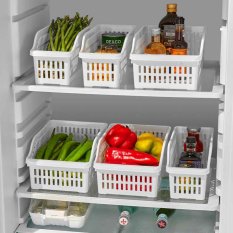 Organizér do lednice a kuchyně velký 07400 - 200x300x140 mm - bílá