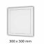 Plastové revízne dvierka 300 x 300 mm s montážnym golierom