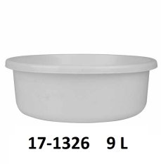 Mísa kulatá KLASIK 9 L – průměr 36 cm – bílá – 17-1326