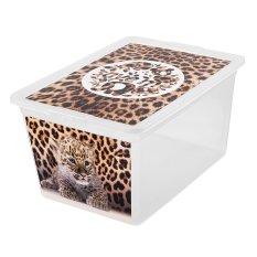 Úložný box PANTER 30 L - průhledný - 485 x 360 x V 250 mm