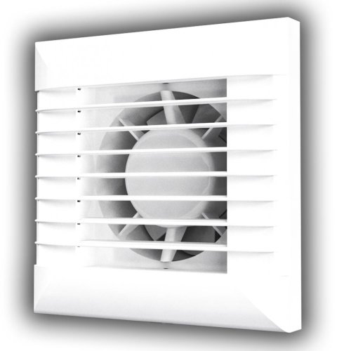 Ventilátor EURO d100 mm s automatickou žalúziou a časovačom