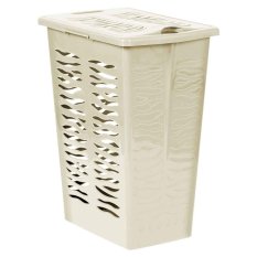 Koš na prádlo ZEBRA 30 L - úzký a vysoký - béž - 250 x 380 x V 480 mm
