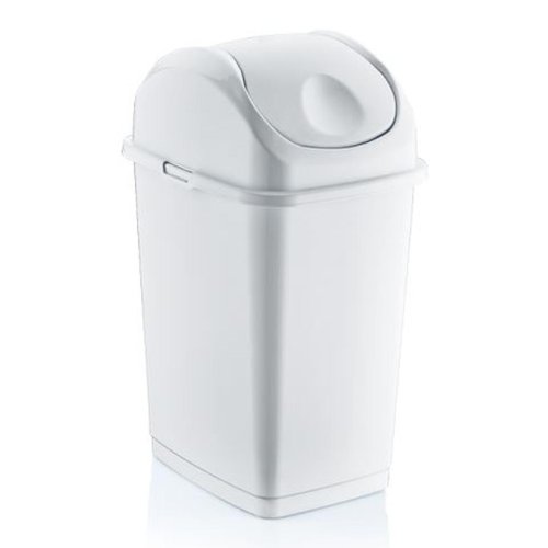 Odpadkový koš SWING 35 L s otočným víkem - bílý