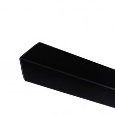 Rohová lišta plastová – L profil – 2750 mm – černá– různé rozměry