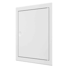Plastová revizní dvířka 200 x 300 mm s tlačným zámkem - zacvakávací - bílá
