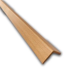 Rohová lišta MDF 27 x 27 mm – L profil – 2600 mm – buk světlý