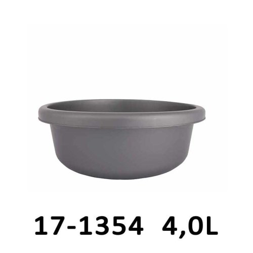 Mísa kulatá KLASIK 4,0 L – průměr 26 cm – šedá – 17-1354