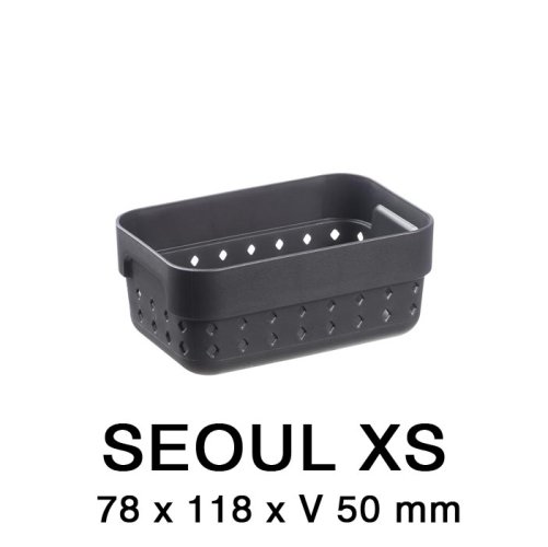 Plastový košík SEOUL 5021 – 12x8x5 cm – osm barev