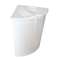 Kôš na bielizeň rohový ZEBRA 45 L - biela - BRANQ 04-1402