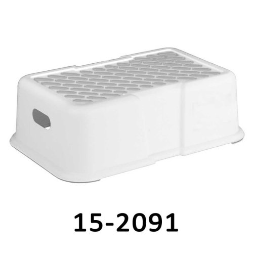 Stolička - Taburet nízký bílý PLAST TEAM 15-2091
