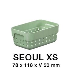 Plastový košík SEOUL 5021 – 12x8x5 cm– osem farieb