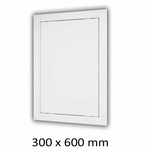 Plastové revízne dvierka 300 x 600 mm s montážnym golierom