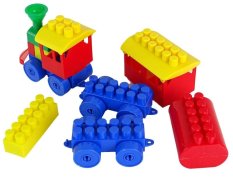 Lokomotiva a jeden vagón - stavebnice K2