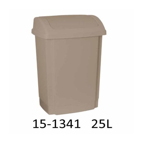 Odpadkový koš SWING 25 L - šedý - Plast Team 15-1341