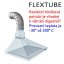 Flexibilné hliníkové potrubie FLEXTUBE d120 dĺžka 1500 mm