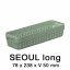 Plastový košík SEOUL 5022 – 8x24x5 cm – osm barev