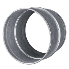 Kovová spojka pozink d150 mm s oblými hranami
