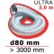 Flexibilné hliníkové potrubie FLEXTUBE ULTRA d80 dĺžka 3100 mm