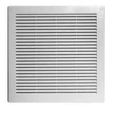 Vetracia mriežka 300x300 mm so sieťkou proti hmyzu - biela