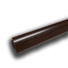 Vyplňovací lišta plastová – čtvrtkruh 14x14 – 2750 mm – mahagon