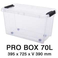 Úložný box PRO BOX 70 L s kolečky