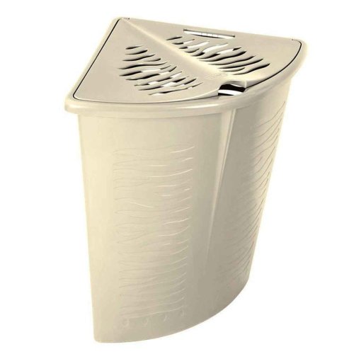 Kôš na bielizeň rohový ZEBRA 45 L - béžový - BRANQ 04-1402
