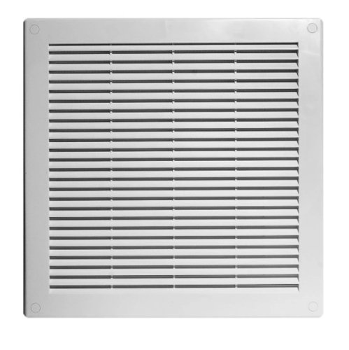 Vetracia mriežka 300x300 mm so sieťkou proti hmyzu - biela