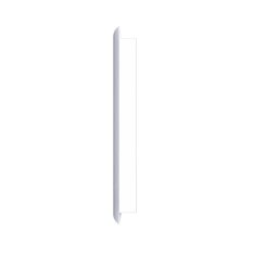 Vetracia mriežka plochá 227 x 67 mm, hnedá