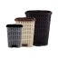Odpadkový koš RATTAN 12 L s pedálem a vědrem s rukojetí - šedá