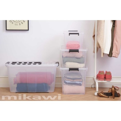 Úložný box HOME BOX 3 L s víkem a klipsy - 15-2234