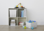 Plastový košík SEOUL 6023 – organizér 18x26x13 cm – šedá