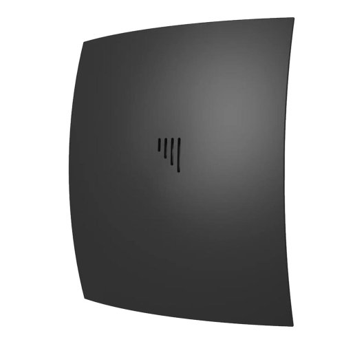 Ventilátor černý BREEZE BLACK d100 s kuličkovými ložisky a zpětnou klapkou